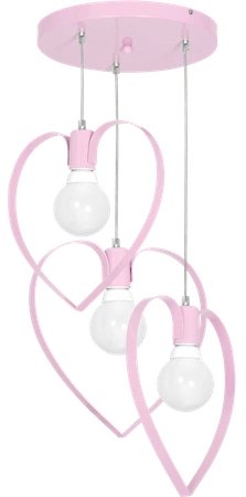 Lampa wisząca AMORE PINK 3xE27 MLP9954