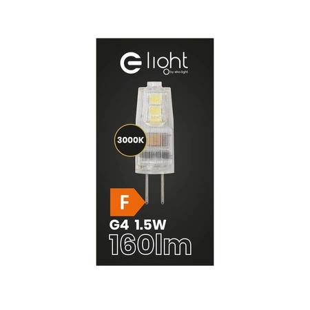 Żarówka LED 1,5W G4 12V 3000K Plastik