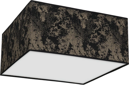 Lampa sufitowa SATINO, czarny/złoty, 2x60W E27, MLP7314