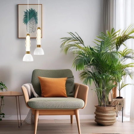 Lampa wisząca LUCCO amber 13W