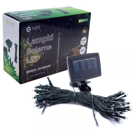 Lampa solarna pod parasol ogrodowy EKO0443