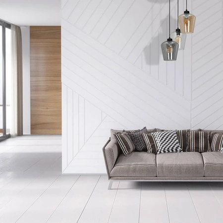 Nowoczesna lampa wisząca koło SANTIAGO MIX MLP6614