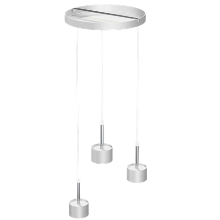 Lampa wisząca ARENA, MLP7780, biały/srebrny, 3x11W GX53