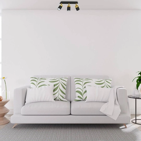 Lampa sufitowa JOKER, MLP6125, czarny/złoty, 3x8W GU10