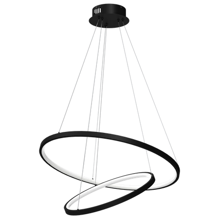 Lampa wisząca ROTONDA , czarna, 51W LED, barwa neutralna 4000K, ML7942
