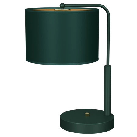 Lampka stołowa VERDE, MLP7880, zielony/złoty, 1x60W E27