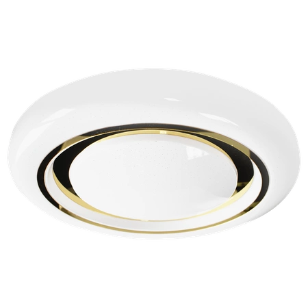 Plafon MEGAN GOLD, ML8127, Ø480 mm, biały/złoty, 48W LED