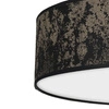 Lampa sufitowa SATINO, Ø50cm, czarny/złoty, 3x60W E27, MLP7318