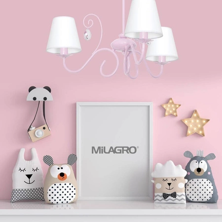 Lampa Sufitowa SARA PINK 3xE14 MLP1051