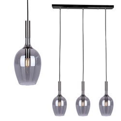 Lampa wisząca LUGANO SMOKED 3xE14