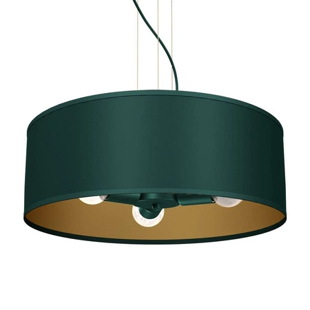Lampa wisząca VERDE, MLP7879, 50 cm, zielony/złoty, 3x60W E27