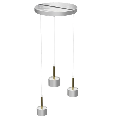 Lampa wisząca ARENA, MLP7756, biały/złoty, 3x11W GX53