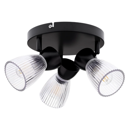 Lampa sufitowa BEST BLACK 3xE14 (round)