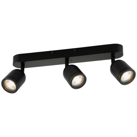 Lampa sufitowa PORTER, ML7644, czarna, 3x8W GU10, IP44