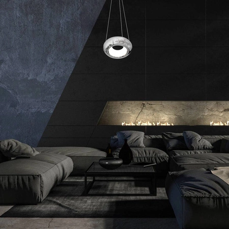 Zwis pojedyńczy LED MERCURIO chrom 25cm