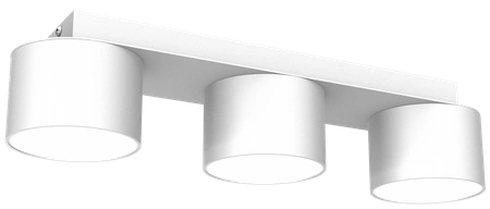 Lampa sufitowa listwa DIXIE WHITE 3x GX53 szer. 30cm | biały