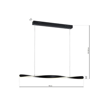 Lampa wisząca SWIRL 24W LED ML5498