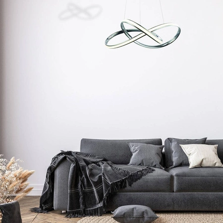 Lampa wisząca CAPPIO, ML3806, chrom, 36W LED, barwa neutralna 4000K