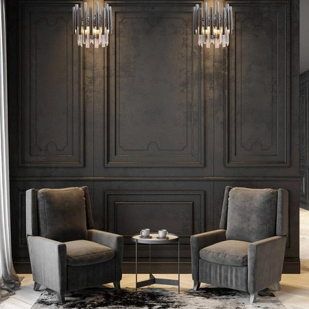 Kinkiet MADISON, chrom/transparentny, 2x40W E14, ML6936