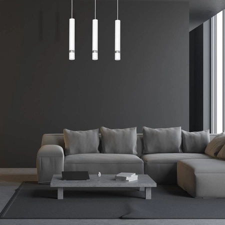Lampa wisząca JOKER, MLP1348, biały/chrom, 3x8W GU10