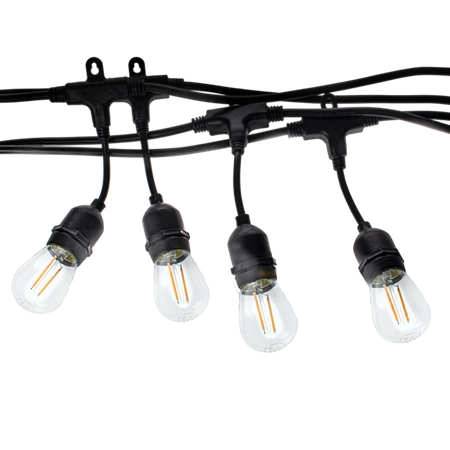 GIRLANDA 15 METRÓW Z ŻARÓWKĄ FILAMENTOWĄ 15x1,5W