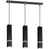 Lampa wisząca nowoczesna listwa VIDAR III czarny szer. 60cm