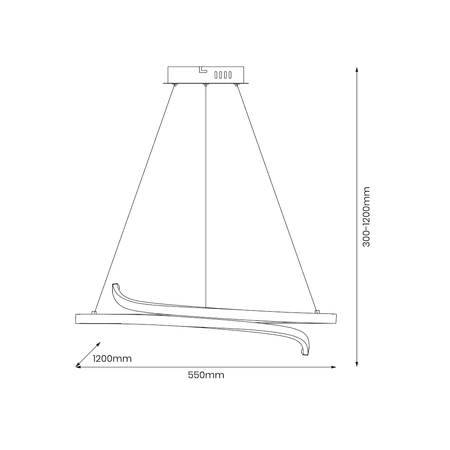 Lampa wisząca LORENZO 35W LED 4000K