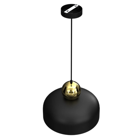 Lampa Wisząca HARALD GOLD/BLACK 1xE27