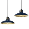 Lampa wisząca FELIX NAVY BLUE/GOLD 2xE27