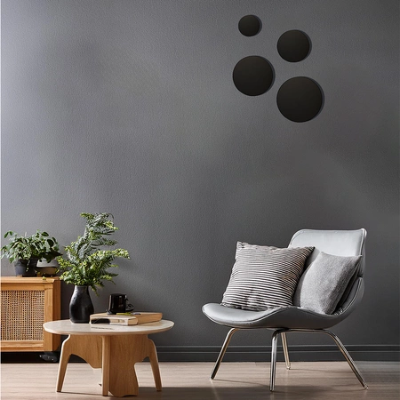 Kinkiet Disk 12W 3CCT IP65 Czarny