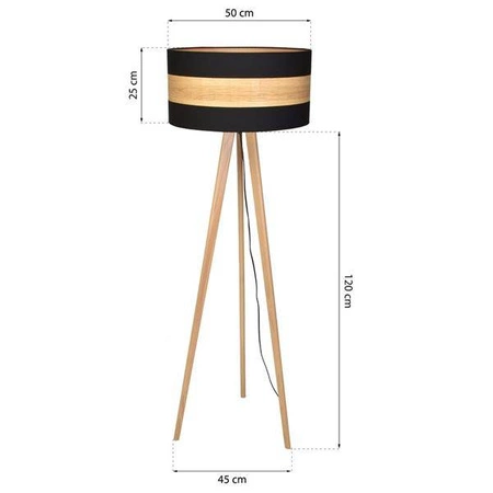 Nowoczesna lampa stojąca TERRA 1xE27 MLP6293