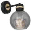 Lampa ścienna kinkiet OMEGA BLACK / GOLD MLP6528