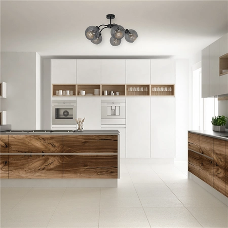 Nowoczesna lampa sufitowa SOFIA SMOKED 5xE27