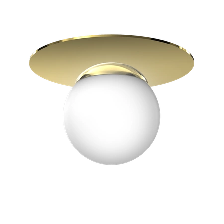 Lampa sufitowa PLATO, MLP7967, złoty/biały, 1x40W E14