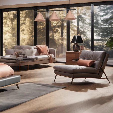 Lampa wisząca CAPITAL CZARNY-MIEDZIANY 3XGX53