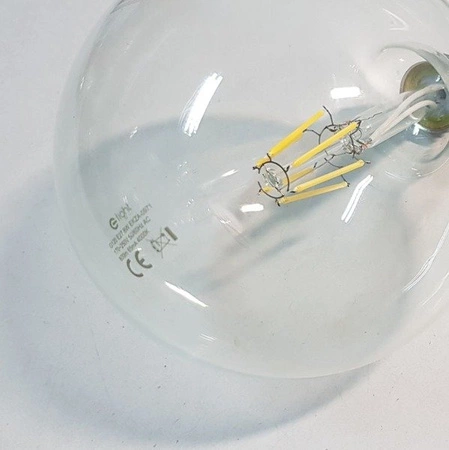 Żarówka Filamentowa LED 7W E27 G120 kulka barwa neutralna 4000K EKZF971