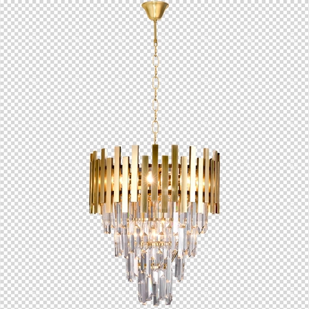 Żyrandol glamour ASPEN II GOLD ML6000