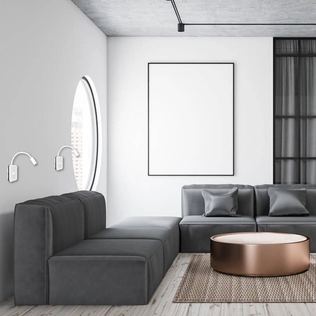 Lampka nocna BASE 8W+2W WHITE ML6351