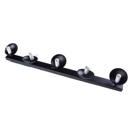 Lampa sufitowa nowoczesna szklana kula listwa SFERA V czarny/biały szer. 100cm