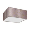 Lampa sufitowa ZIGGY PINK, MLP7588, różowy/złoty, 2x60W E27