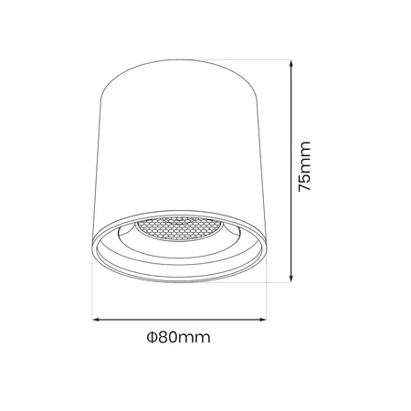 Slim Magnetic Track Biały tube 6W LED Tuya CCT