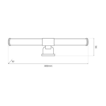 Kinkiet łazienkowy APA gold 6W LED