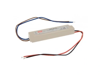 MEAN WELL Zasilacz impulsowy; LED; 18W; 24V; 0.75A; 180-264VAC; 254-370VDC