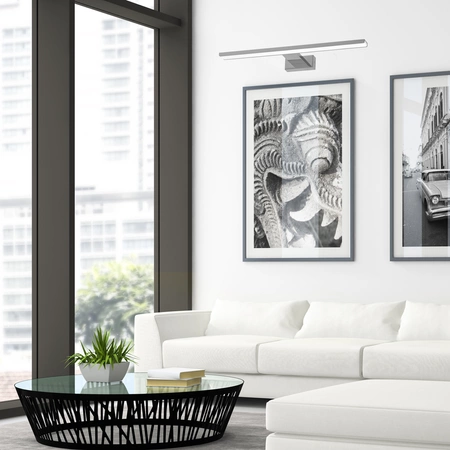 Kinkiet nad obraz PINTO CHROME 12W LED 50cm | chrom