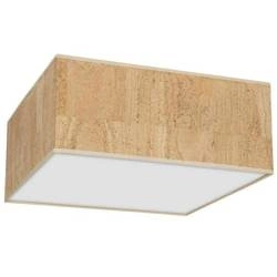 Lampa sufitowa CORK, MLP7518, biały/korkowy, 3x40W E27