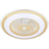 Plafon - lampa z wentylatorem LED ZONDA GOLD 60W / złota