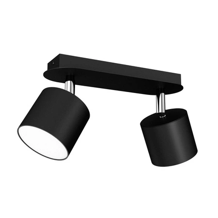 Lampa sufitowa DIXIE BLACK 2x GX53 szer. 24cm | czarny