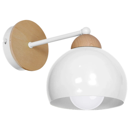 Kinkiet nowoczesny kula DAMA biały