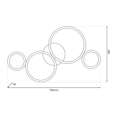 Lampa sufitowa UNIVERSE 30W
