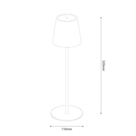 Lampka nocna Toscana white 2W
